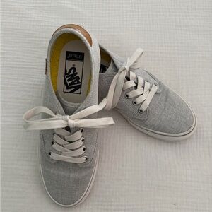 Vans Gray Heather Canvas Skate Sneakers